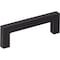 Elements 3" Center-to-Center Matte Black Square Stanton Cabinet Bar Pull 625-3MB - alternate 1